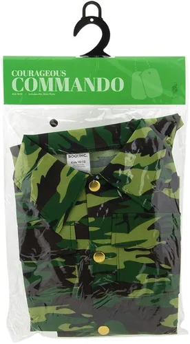 Vista 6 de Disfraz infantil de comando militar, valiente, disfraz de Halloween, disfraz de soldado del ejército, camuflado