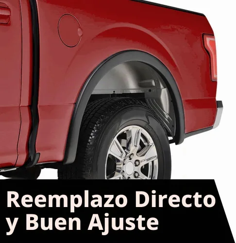 Vista 7 de Guardabarros CHEDA estilo de fábrica texturizado negro