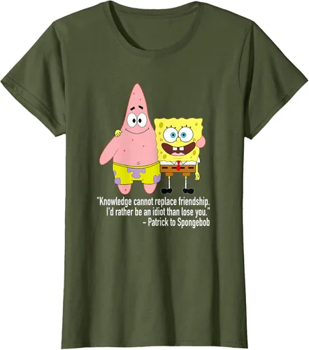 Vista 59 de Mademark x SpongeBob SquarePants - Patrick & SpongeBob - Camiseta de la amistad Asfalto