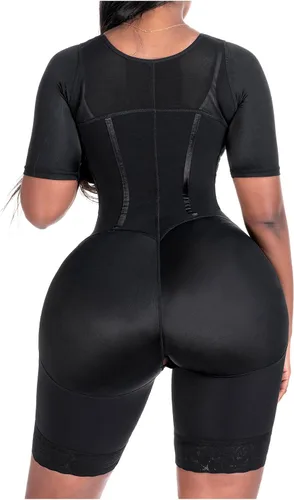 Vista 2 de BLING SHAPERS 938 Fajas Colombianas Postoperatorias BBL - Fajas moldeadoras de media pierna para mujer
