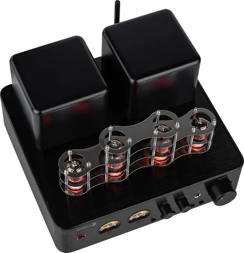 Vista 2 de Dayton Audio HTA100 Amplificador Estéreo Híbrido de Tubo Integrado 100 Vatios