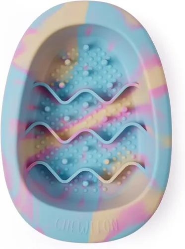 Vista 14 de CHEWFFON Tapetes Interactivos para Lamer para Perros y Gatos, Comedero Lento de Silicona sin BPA con Ventosas, Tazón de Comida Antideslizante