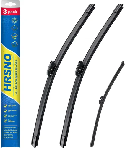 Vista 16 de Limpiaparabrisas de 15"+15" con juegos de escobillas limpiaparabrisas traseras de 13", repuesto automotriz para Jeep Wrangler 2007-2017, escobillas