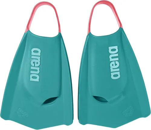 Vista 16 de Arena Unisex Adult Powerfin Pro II - Aletas de entrenamiento para natación para hombres y mujeres, lámina corta de silicona, reversibles