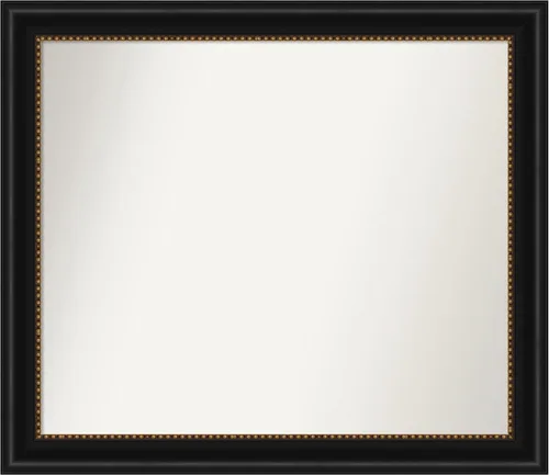 Vista 357 de Amanti Art Espejo personalizado, gran espejo de baño estrecho, espejo de pared o espejo de tocador de baño sobre el fregadero (24 x 24 pulgadas)