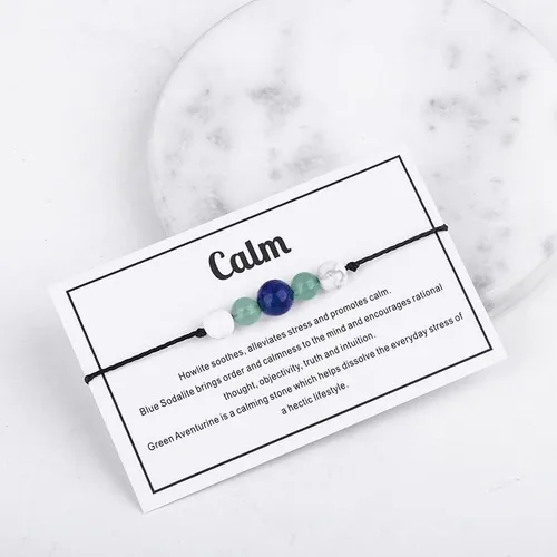 Vista 4 de Caiyao Pulsera de cristal curativo para mujeres y hombres, pulsera de cuentas de cristal curativo con ojo de tigre, amatista de 7 chakras, pulsera