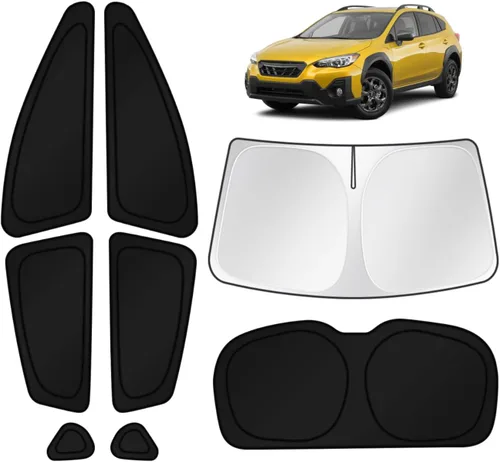 Vista 144 de KUST - Parasol plegable para parabrisas para BMW X1 E84, accesorios 2011 2012 2013 2014 2015, protector de visera de sol ajustable que bloquea