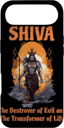 Vista 27 de Lord Shiva Destroyer Transformer Hindu God Spiritual Hippie Case for iPhone 16
