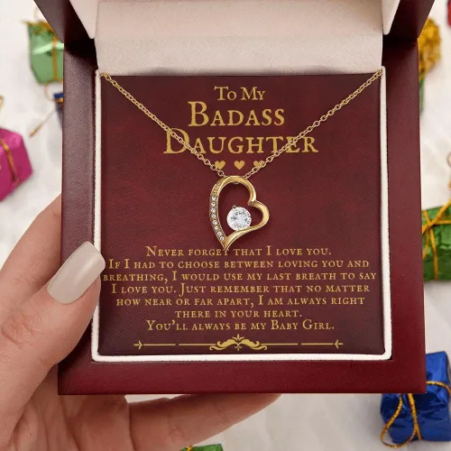 Vista 5 de ZILORRA - Collar para hija Regalos para hija de mamá, regalos para hija de papá, collares para hija de mamá, joyería de hija de papá, cumpleaños