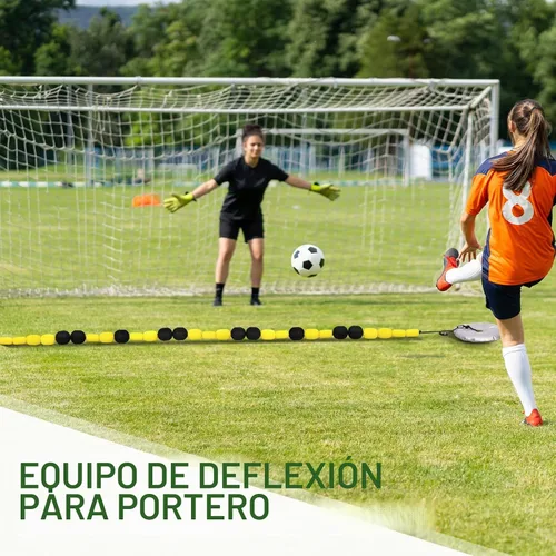 Vista 5 de Deflector de bola de portero de 13 pies, portátil, ángulos de refracción