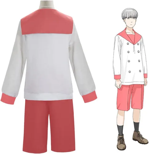 Vista 5 de Ovepo Anime Tengoku Daimakyou Cosplay Tokio Mimihime Cosplay Performance Custome Coat Pants Disfraz de Halloween para hombres y mujeres