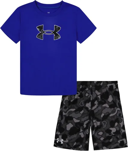 Vista 29 de Under Armour baby-girls Ua Terrazzo Leopard Heart SetShort Set