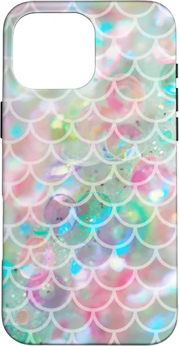 Vista 19 de Funda para iPhone 16 Mermaidcore Aesthetic Scales Ombre Pastel Sirencore
