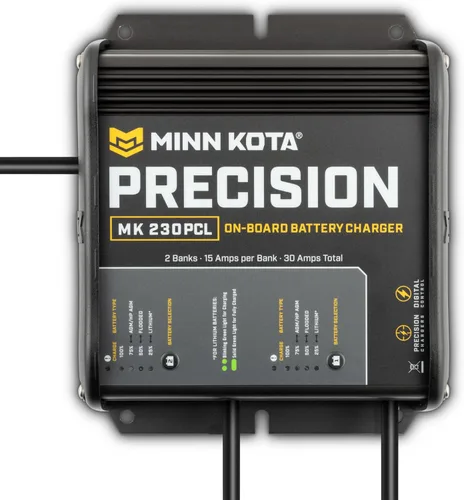 Vista 2 de Minn Kota Cargador de Precisión MK 230 PCL - 2 Banco x 15 Amp