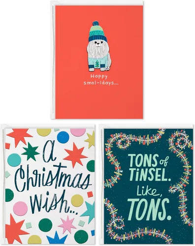 Vista 9 de Hallmark Surtido de tarjetas de agradecimiento de Navidad (10 tarjetas y 10 sobres)