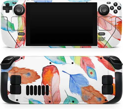 Vista 19 de Design Skinz - Compatible con Steam Deck - Calcomanía protectora de vinilo extraíble resistente a los arañazos - Flechas verticales