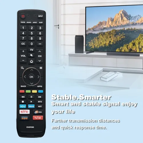 Vista 6 de EN3R39S Reemplazo remoto para Sharp 4K Smart TV LC-50Q7030U LC-55Q7030U LC-43Q7000U LC-43Q7020U LC-43Q7050U LC-43Q7060U LC-43Q7070U LC-43Q70000U