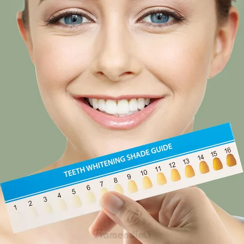 Vista 3 de Framendino, Paquete de 20 tablas de blanqueamiento dental para el cuidado bucal del hogar