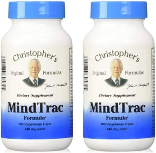Vista 3 de Dr. Christopher's Formulas Cápsulas de hierbas MindTrac, 100