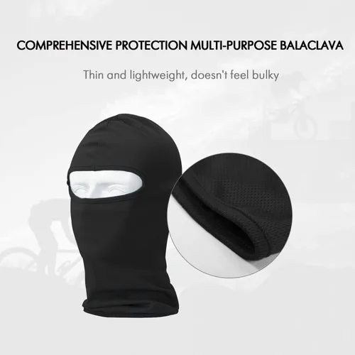 Vista 5 de Your Choice Pasamontañas táctico para motocicleta, máscara de esquí de cara completa, respiración delgada, resistente al viento, sombrero protector