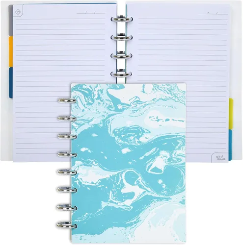 Vista 38 de Talia - Cuadernos de notas con tapas, planificador, personalizables, (Rosa de los 90, Junior (5.5 pulgadas x 8.5 pulgadas))