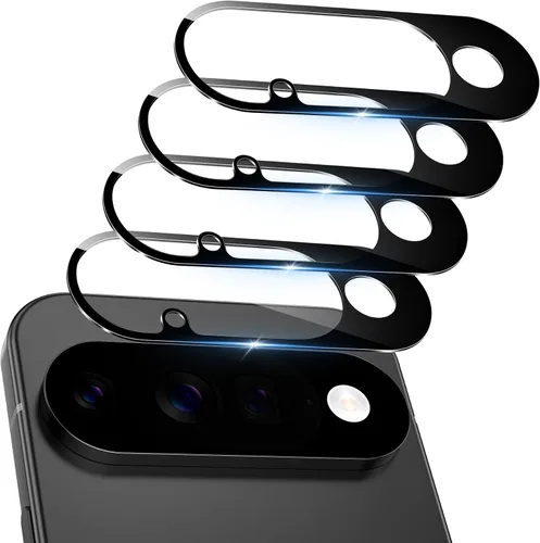 Vista 10 de Paquete de 4 protectores de lente de cámara compatibles con Samsung Galaxy Decoración de la cubierta de lente de cámara de vidrio templado 9H