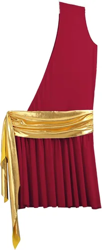 Vista 5 de YiZYiF Uniforme de gladiador para hombre, juego de rol, sexy, a cuadros, de un hombro, caballero guerrero, falda con tirantes