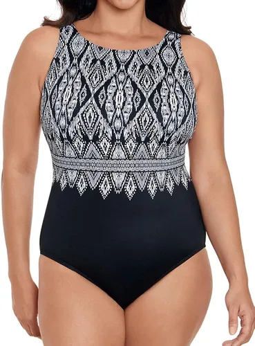 Vista 2 de Longitude Traje de baño de una pieza con cuello alto y espalda alta para mujer