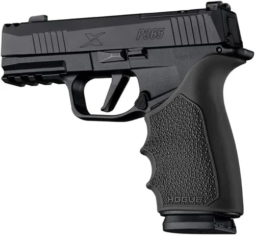 Vista 4 de Hogue HandAll Beavertail - Funda de goma para SIG SAUER P365-XMACRO