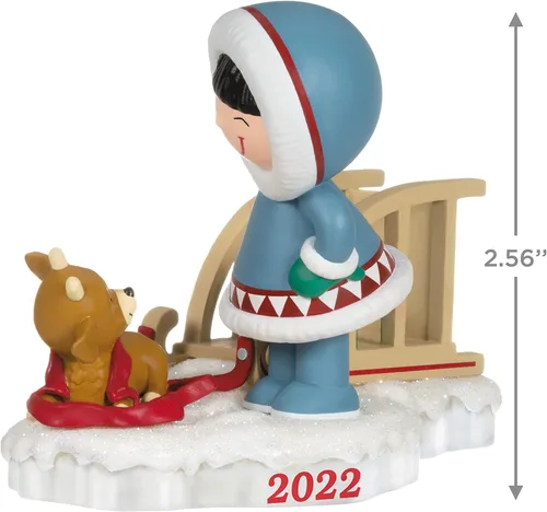 Vista 5 de Hallmark Keepsake Adorno de Navidad, plástico, 2022 con fecha de año, Frosty Friends