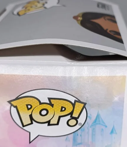 Vista 4 de POP! Disney Princess Jasmine W/Pin 326 Exclusiva Convención de otoño 2021 (calcomanía exclusiva compartida)