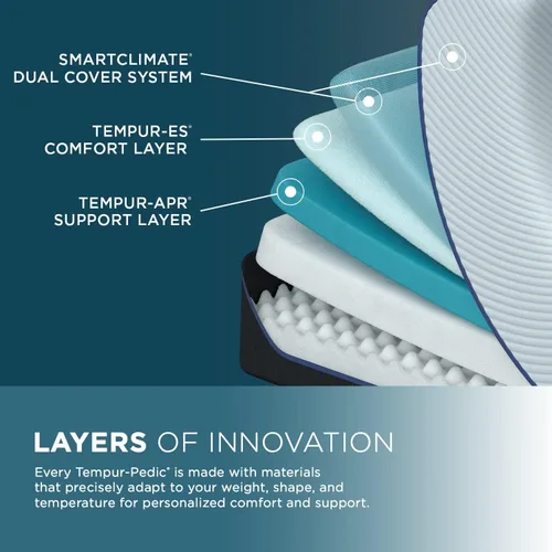 Vista 3 de Tempur-Pedic - Colchón firme ProAdapt, Espuma