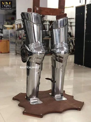 Vista 6 de Nauticalmart Medieval Knight - Armadura de pierna totalmente funcional