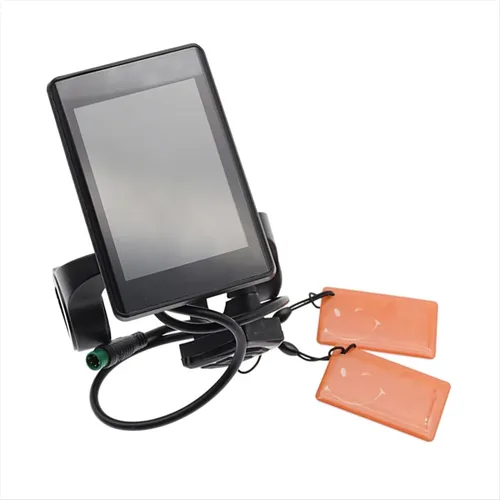 Vista 4 de Medidor de pantalla LCD de bicicleta eléctrica con NFC X1 Ebike Panel de pantalla 24 V 36 V 48 V impermeable 5 pines Velocímetro Bicicleta