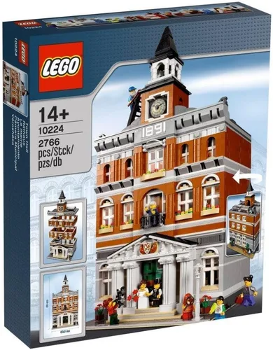 Vista 2 de Creador LEGO salón 10224, alcaldía del pueblo