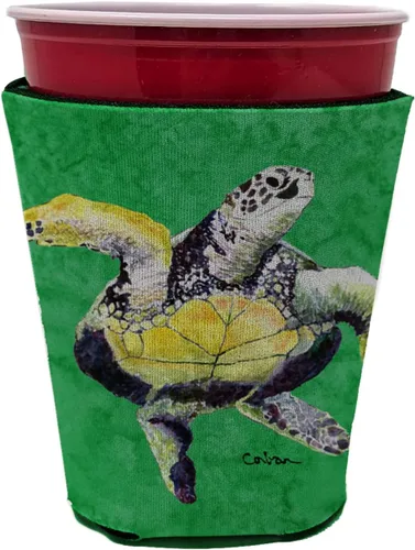 Vista 33 de Caroline's Treasures 8658CC - Funda plegable para bebidas o botellas, contenedor plegable con aislamiento para latas o botellas, multicolor Shells