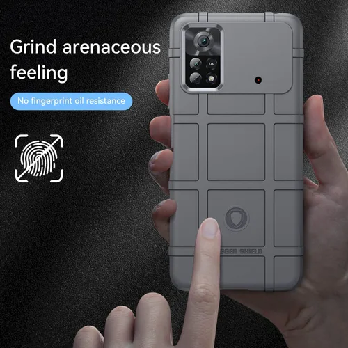Vista 4 de Funda delgada para Xiaomi Poco X4 Pro 5G, resistente funda duradera con protección de grado militar a prueba de golpes, probada contra caídas
