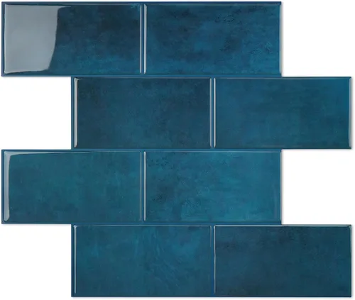 Vista 21 de STICKGOO 10-Sheet Backsplash Peel and Stick Subway Tile, Self Adhesive Vinyl Wall Tiles, Stick on Backsplash for Kitchen and Bathroom(Thicker Design)