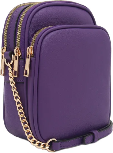 Vista 16 de Bolso cruzado ocasional de múltiples bolsillos Negro