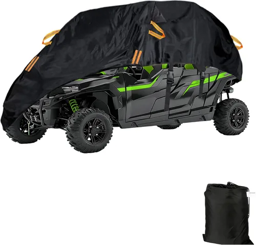 Vista 2 de UTV X3 - Funda impermeable para exteriores, tela Oxford 600D con Pu, cubiertas de protección para todo tipo de clima para Can-Am Maverick X3 XMR XMR