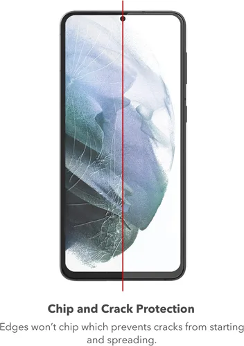 Vista 5 de ZAGG InvisibleShield GlassFusion+ con D3O - Vidrio híbrido con D3O - Hecho para Samsung GS21 (6.2") - Compatible con fundas