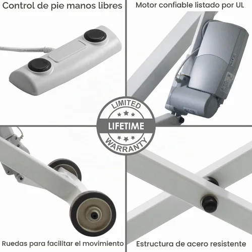 Vista 3 de EARTHLITE camilla de masajes eléctrica con elevación, la camilla para masajes con elevación más utilizada en spas, cómoda y confiable, útil