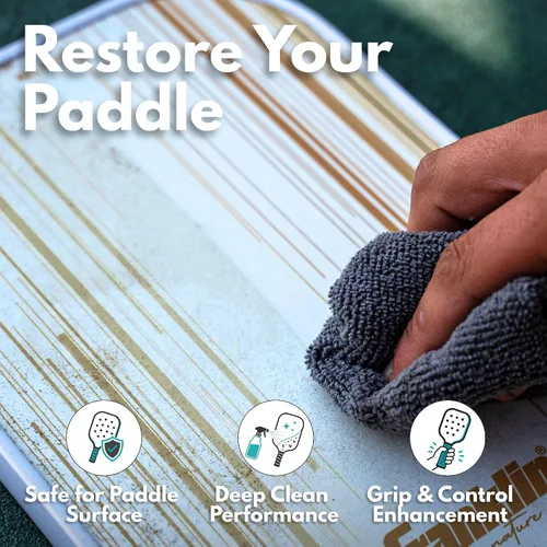 Vista 2 de Pickleball Paddle Cleaner, Grip & Paddle Reset Spray, Erase Dirt & Grime, Improve Accuracy, Remove Sweat and Scum 8 floz
