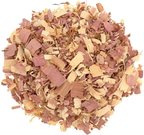 Vista 2 de Virutas de cedro 100% naturales Mantillo Ideal para plantas en macetas al aire libre o interior Ropa de cama para perros (2 cuartos de galón)