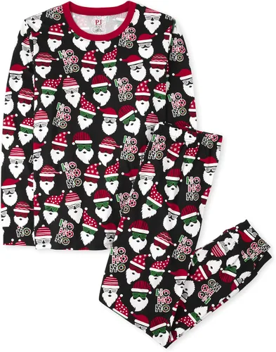 Vista 14 de The Children's Place Pijama de Navidad unisex para bebé, algodón