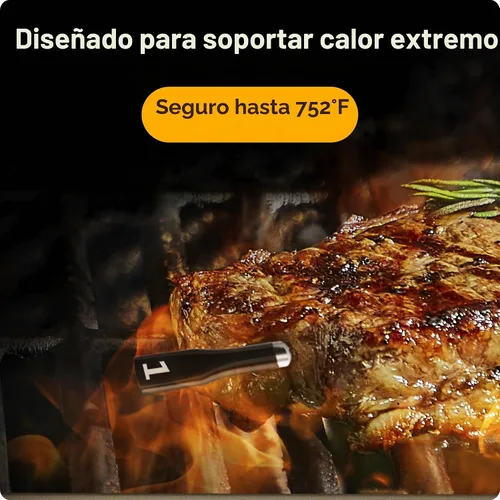 Vista 8 de CHEF iQ Sense - Termómetro inalámbrico inteligente para carne con 2 sondas ultrafinas, termómetro Bluetooth para carne de rango ilimitado