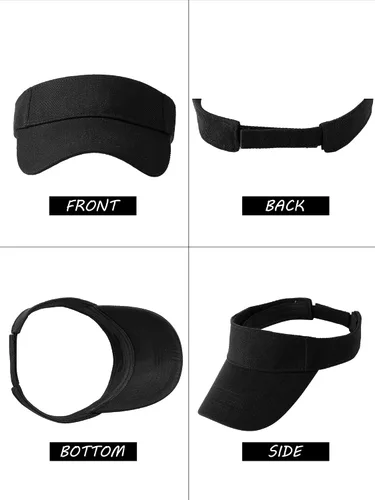 Vista 3 de 10 sombreros deportivos con visera ajustable para hombres y mujeres