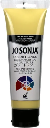 Vista 17 de Jo Sonja Color Trends - Tubo acrílico de flujo mate de 4 onzas - Latón antiguo