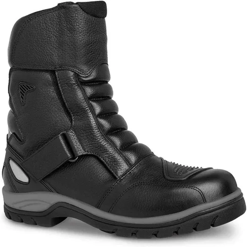 Vista 2 de WORKLAND 77418 Motorcycle Boots for Men - Work Boots For Men - Combat Tactical Mens Boots - Biker Boots for Touring, Sports - Full Leather