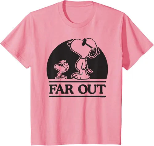 Vista 39 de Peanuts Woodstock 50th Anniversary Far Out Snoopy - Camiseta Blanco